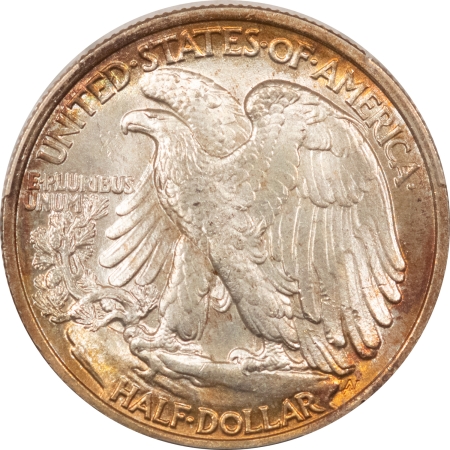 New Certified Coins 1939 WALKING LIBERTY HALF DOLLAR – PCGS MS-65, PRETTY ORIGINAL TONING!
