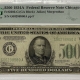 Large Federal Reserve Notes 1914 $50 FEDERAL RESERVE NOTE, CLEVELAND, FR-1039a, WHITE/MELLON, PMG VF-30-INK