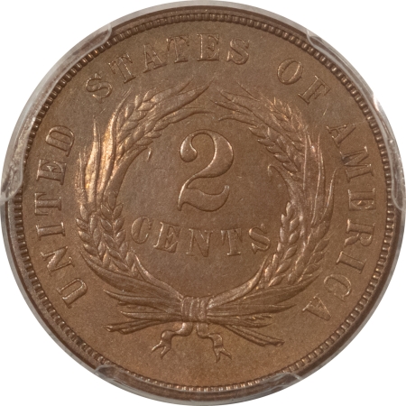 New Certified Coins 1867 TWO CENT PIECE – PCGS AU-58, LOOKS UNCIRCULATED!