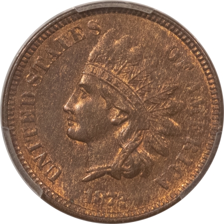 Indian 1872 INDIAN CENT – PCGS MS-62 BN, LOOKS 63 RB, PREMIUM QUALITY!