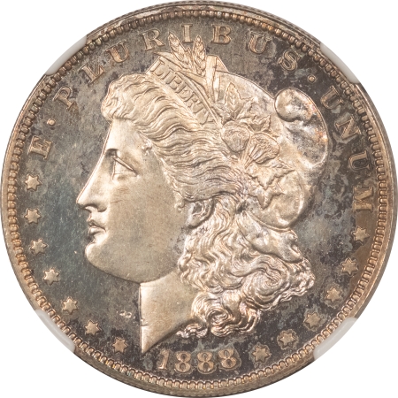 CAC Approved Coins 1888 PROOF MORGAN DOLLAR – NGC PF-64 CAMEO, LOVELY, PQ GEM! CAC APPROVED!