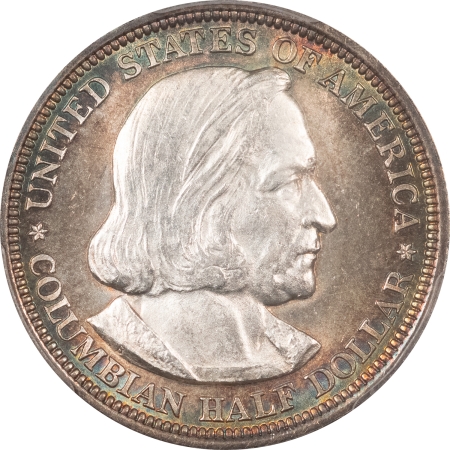 New Certified Coins 1893 COLUMBIAN COMMEMORATIVE HALF DOLLAR – PCGS MS-64, PRETTY GEM LOOK, PQ!