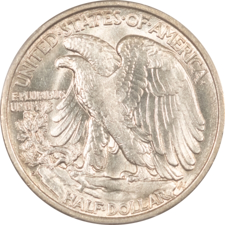 New Certified Coins 1917-S WALKING LIBERTY HALF DOLLAR, REVERSE – PCGS MS-64 BLAST WHITE, MARK FREE!