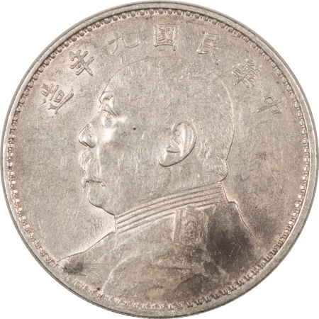 New Store Items 1921 CHINA REPUBLIC “FATMAN” DOLLAR, YEAR 10, Y-329.6, LM-79, ABOUT UNCIRCULATED