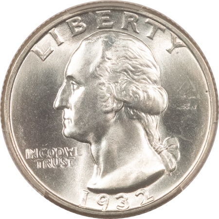 New Certified Coins 1932 WASHINGTON QUARTER – PCGS MS-66, BLAST WHITE HEADLIGHT!