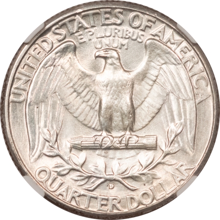 New Certified Coins 1932-D WASHINGTON QUARTER NGC MS-63, FRESH BLAST WHITE!