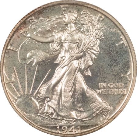 New Certified Coins 1941 PROOF WALKING LIBERTY HALF DOLLAR – PCGS PR-67, ORIGINAL & SUPERB!