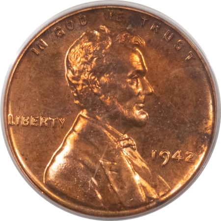 Lincoln Cents (Wheat) 1942 PROOF LINCOLN CENT – PCGS PR-62 RB