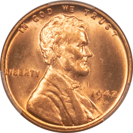 Lincoln Cents (Wheat) 1942-D LINCOLN CENT – PCGS MS-66 RD