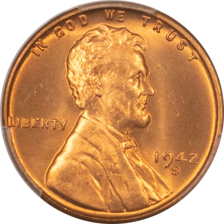 Lincoln Cents (Wheat) 1942-S LINCOLN CENT – PCGS MS-67 RD