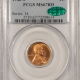 CAC Approved Coins 1945-S LINCOLN CENT – PCGS MS-67 RD, PRETTY, PREMIUM QUALITY+, CAC APPROVED!