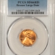 Lincoln Cents (Memorial) 1982 LINCOLN CENT, ZINC LARGE DATE – PCGS MS-67 RD