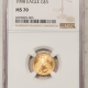 American Gold Eagles, Buffaloes, & Liberty Series 2008 1 OZ $50 AMERICAN BUFFALO GOLD, .9999 FINE – NGC MS-70 PERFECT!