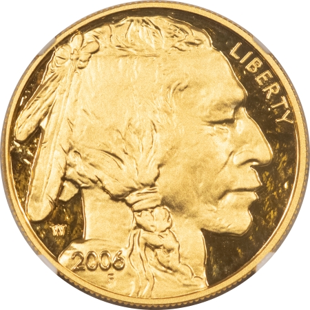 American Gold Eagles, Buffaloes, & Liberty Series 2006-W 1 OZ $50 AMERICAN BUFFALO GOLD, .9999 – NGC PF-70 ULTRA CAMEO URAM SIGNED