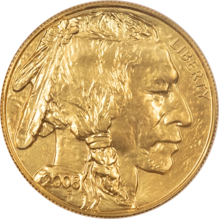 American Gold Eagles, Buffaloes, & Liberty Series 2008 1 OZ $50 AMERICAN BUFFALO GOLD, .9999 FINE – NGC MS-70 PERFECT!