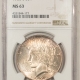 New Certified Coins 1928 PEACE DOLLAR – PCGS MS-62, WHITE, NICE EXAMPLE OF KEY-DATE!