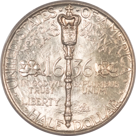 New Certified Coins 1936 NORFOLK COMMEMORATIVE HALF DOLLAR – PCGS MS-65, WHITE GEM!
