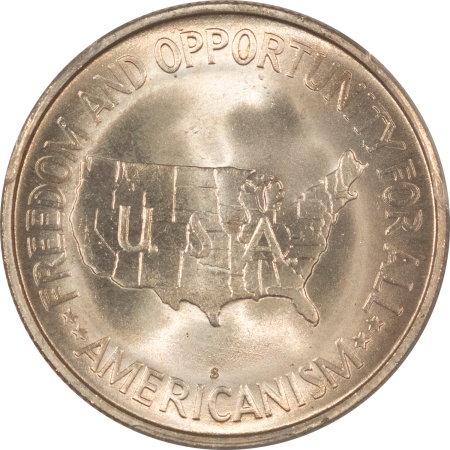New Certified Coins 1951-S WASHINGTON-CARVER COMMEMORATIVE HALF DOLLAR – PCGS MS-66, LUSTROUS!