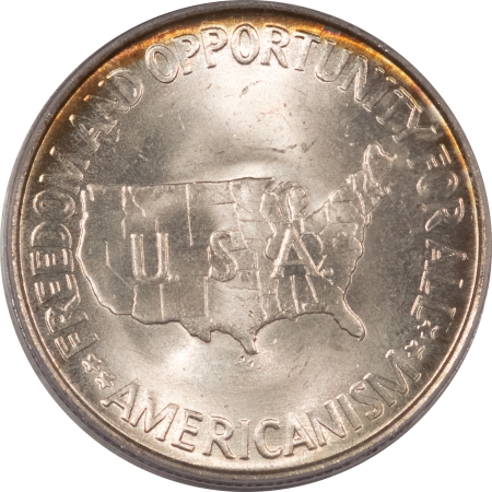 New Certified Coins 1954 WASHINGTON-CARVER COMMEMORATIVE HALF DOLLAR PCGS MS-65 BLAZING WHITE W/GOLD