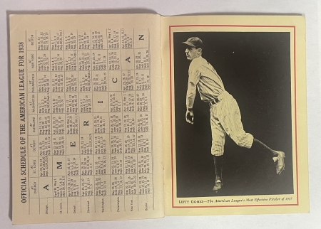 New Store Items 1938 WHO’S WHO IN BASEBALL 92 PG VINATGE BOOK, PHOTOS, STATS-OVER 15 HOF PLAYERS