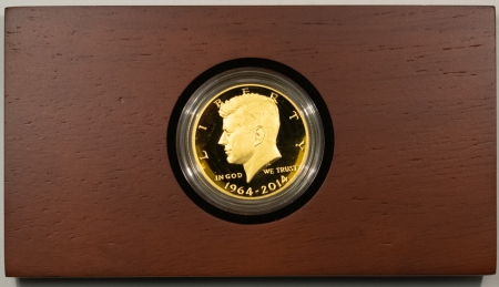 Gold Bullion 2014-W PROOF KENNEDY GOLD 3/4 OZ COMMEM HALF DOLLAR FRESH GEM PROOF W/ BOX + COA