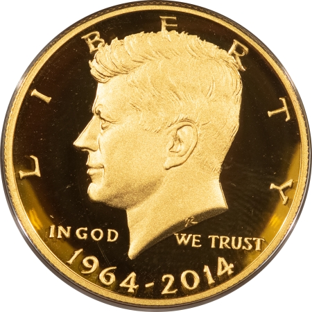 Gold Bullion 2014-W PROOF KENNEDY GOLD 3/4 OZ COMMEM HALF DOLLAR FRESH GEM PROOF W/ BOX + COA