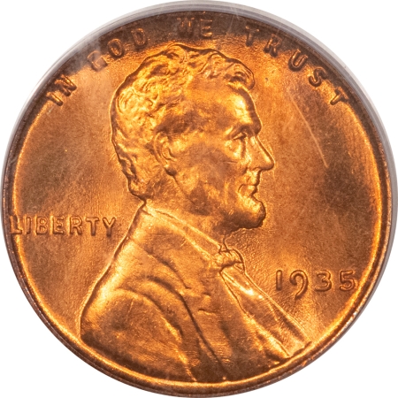 Lincoln Cents (Wheat) 1935 LINCOLN CENT PCGS MS-67 RD