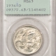 New Certified Coins 1936 GETTYSBURG COMMEMORATIVE HALF DOLLAR, NGC MS-63, OLD FATTY, PREMIUM QUALITY