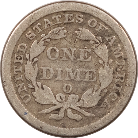 Liberty Seated Dimes 1856-O LIBERTY SEATED DIME – PLEASING CIRCULATED EXAMPLE, FULL LIBERTY!
