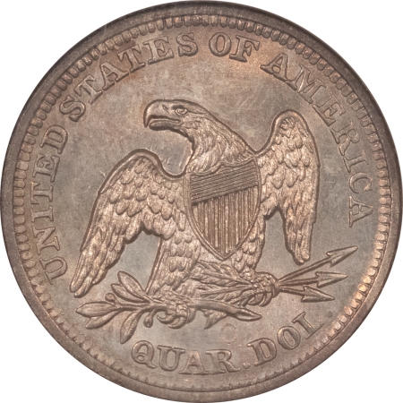 Liberty Seated Quarters 1860-O SEATED LIBERTY QUARTER – NGC MS-63, RARE DATE!!