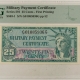 MPCs (Military Payment Certificates) MILITARY PAYMENT CERTIFICATE, SERIES 591, $5 FIRST PRINTING, S866-1, PMG VF-20!