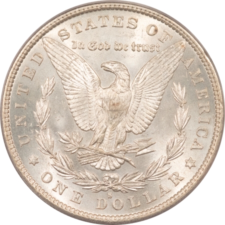 Morgan Dollars 1879-S MORGAN DOLLAR – PCGS MS-64, OLD GREEN HOLDER, OBV PL, PREMIUM QUALITY!