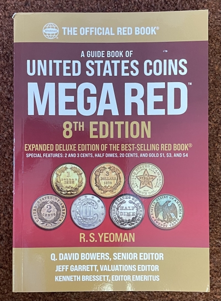 Other Numismatics GUIDE BOOK OF UNITED STATES COINS “MEGA-RED” 8TH EDITION, OFFICIAL RED BOOK $60!