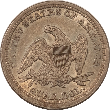 Liberty Seated Quarters 1854 SEATED LIBERTY QUARTER WITH ARROWS – HIGH GRADE NEARLY UNC, LOOKS CHOICE!