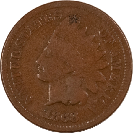 New Store Items 1868 INDIAN CENT – FULL GOOD+ BUT WITH PUNCH MARK AT TOP OF FEATHERS!