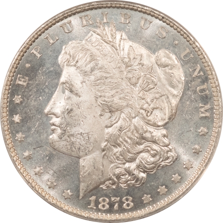 Morgan Dollars 1878 8TF MORGAN DOLLAR – ANACS MS-62 PROOFLIKE, STRONG MIRRORS! GREAT LOOK!