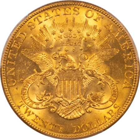 $20 1907 $20 LIBERTY GOLD – PCGS MS-62, CAC APPROVED!