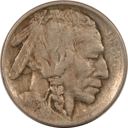 New Store Items 1913-D BUFFALO NICKEL, TYPE I – HIGH GRADE CIRCULATED EXAMPLE!