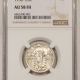 New Certified Coins 1929 STANDING LIBERTY QUARTER – NGC AU-58 FH, FLASHY WHITE & PREMIUM QUALITY!