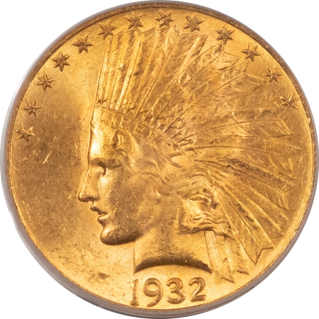 $10 1932 $10 INDIAN GOLD – PCGS MS-63