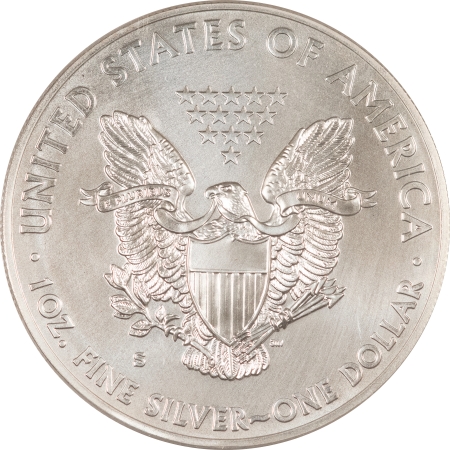 American Silver Eagles 2011-S $1 AMERICAN SILVER EAGLE, 1 OZ – PCGS MS-70, 25TH ANNIVERSARY SET!