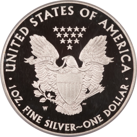 American Silver Eagles 2013-W PROOF $1 AMERICAN SILVER EAGLE, 1 OZ – PCGS PR-70 DCAM, MERCANTI SIGNED!