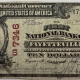 Large National Currency RARE 1902 $10 PLAIN BACK, HOME NB OF THORNTOWN, INDIANA, CHARTER 5842, PMG VG-8!