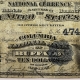 Large National Currency 1882 $20 DATE BACK, OLD CITIZENS NB ZANESVILLE, OH, CHTR #5760-ORIGINAL/FRESH VF