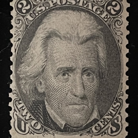 Postage SCOTT #73 2c BLACK, MNG, abt FINE W/ SATURATED COLOR-CAT $150