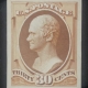 New Store Items SCOTT #205P3, PROOF-5c YELLOW-BROWN ON INDIA, MNGAI, VF & FRESH-CAT $40