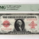 Large Federal Reserve Notes RARE 1918 $5 FRBN-SAN FRANCISCO, FR-809a, TEEHEE/BURKE/CLERK/LYNCH-PMG VF-20 EPQ