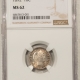 Barber Dimes 1892-O BARBER DIME – NGC MS-61, LUSTROUS & NICE!