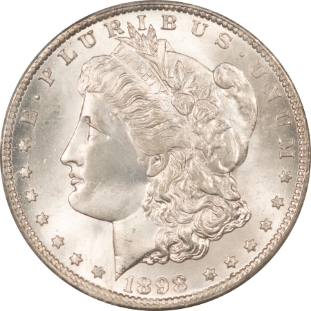 CAC Approved Coins 1898-O MORGAN DOLLAR – PCGS MS-67, WHITE, PRISTINE! CAC APPROVED!