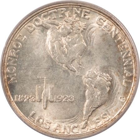 New Certified Coins 1923-S MONROE COMMEMORATIVE HALF DOLLAR – PCGS MS-64, FRESH WHITE!